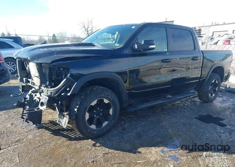 2021 Ram 1500 Rebel 4X4 5'7 Box из США, поврежденный, VIN 1C6SRFLT8MN594702